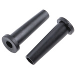 HellermannTyton Black PVC 9mm Round Cable Grommet for Maximum of 5.5 mm Cable Dia.