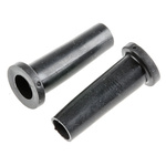 HellermannTyton Black PVC 8.8mm Round Cable Grommet for Maximum of 6.5 mm Cable Dia.