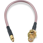 Wurth Elektronik Female SMA to Male MMCX Coaxial Cable, 152.4mm, RG316 Coaxial, Terminated