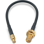 Wurth Elektronik Female RP-SMA to Male MCX Coaxial Cable, 152.4mm, RG174 Coaxial, Terminated