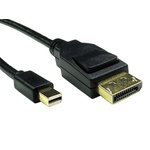 RS PRO 8K Mini DisplayPort to DisplayPort Cable, Male to Male - 500mm