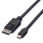 Roline Display Port to Mini DisplayPort Cable, Male to Male - 1m