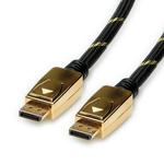 Roline DisplayPort to Display Port Cable, Male to Male - 2m