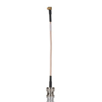 Samtec RF179 Series Male MCX to BNC Coaxial Cable, 150mm, RF Coaxial, Terminated