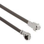 Amphenol RF Male AMC to Male AMC Coaxial Cable, 100mm, Terminated