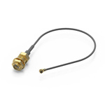 Wurth Elektronik Female RP-SMA to Male UMRF Coaxial Cable, 100mm, Terminated