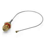 Wurth Elektronik Female RP-SMA to Male UMRF Coaxial Cable, 100mm, Terminated