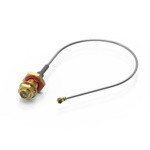 Wurth Elektronik Female RP-SMA to Male UMRF Coaxial Cable, 100mm, Terminated