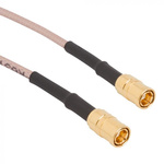 Amphenol RF Male SMB to Male SMB Coaxial Cable, RG316 Coaxial, Terminated