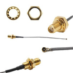 Siretta Male MHF4 to SMA Coaxial Cable, IPEX Coaxial, Unterminated