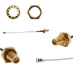 Siretta Male MHF4 to SMA Coaxial Cable, IP67 Coaxial, Terminated