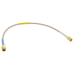 Times Microwave Male SMA to Male SMA Coaxial Cable, 250mm, RD316 Coaxial, Terminated
