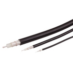 Huber+Suhner RADOX RF Series Cable, 1m, RG142 Coaxial, Unterminated
