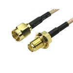 NLWL-CAB Series Male SMA to Female SMA Coaxial Cable, 2.5m, Terminated