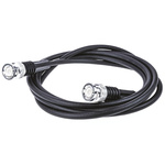 TE Connectivity Male BNC to Male BNC Coaxial Cable, 2m, RG58 Coaxial, Terminated