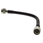 TE Connectivity Male N Type to Male N Type Coaxial Cable, 500mm, RG213 Coaxial, Terminated