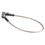 TE Connectivity Male SMA to Male SMA Coaxial Cable, 250mm, RG316 Coaxial, Terminated