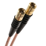 TE Connectivity Male SMB to Male SMB Coaxial Cable, 500mm, RG316 Coaxial, Terminated