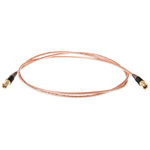 TE Connectivity Male SMB to Male SMB Coaxial Cable, 1m, RG316 Coaxial, Terminated