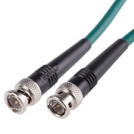 Radiall Male BNC to Male BNC Coaxial Cable, 3m, KX6A Coaxial, Terminated