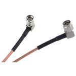 Radiall Male SMA to Male SMA Coaxial Cable, 500mm, RG316 Coaxial, Terminated