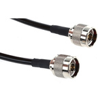 Mobilemark Male N Type to Male N Type Coaxial Cable, 1m, RF240 Coaxial, Terminated