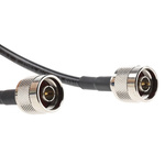 Mobilemark Male N Type to Male N Type Coaxial Cable, 3m, RF240 Coaxial, Terminated