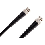 Telegartner Male BNC to Male BNC Coaxial Cable, 250mm, RG59B/U Coaxial, Terminated