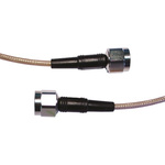 Atem Male N Type to Male N Type Coaxial Cable, 500mm, RG142B Coaxial, Terminated
