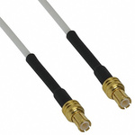 Cinch 415 Series Male MCX to Male MCX Coaxial Cable, 152.4mm, RG178 Coaxial, Terminated