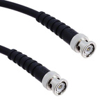 Cinch 415 Series Male BNC to Male BNC Coaxial Cable, 304.8mm, RG59 Coaxial, Terminated