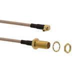 Molex 89761 Series Female SMA to Male MMCX Coaxial Cable, 152.4mm, RG316 Coaxial, Terminated