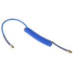 RS PRO 2m, Polyurethane Recoil Hose, with BSPT 1/4" Male connector