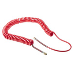 RS PRO 6m, Polyurethane Recoil Hose, with BSPT 1/4" Male connector