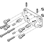 Festo Adapter HAPG-58, For Use With Pneumatic Cylinder & Actuator