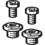 Festo Screw ZBV-M4-7, For Use With Actuators