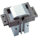 SMC 2 Finger Double Action Pneumatic Gripper, MHW2-20D