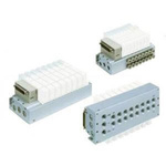 SS5Y5-50F/51F, 5000 Series Manifold, D-sub Connector (IP40)