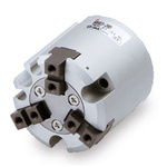 SMC 3 Finger Double Action Pneumatic Gripper, MHS3-100D, Parallel Gripping Type