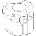 Festo 3 Finger Double Action Pneumatic Gripper, HGDD-80-A-G1