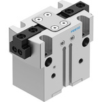 Festo 2 Finger Double Action Pneumatic Gripper, HGPT-25-A-B-F-G1, Parallel Gripping Type
