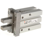 SMC 2 Finger Double Action Pneumatic Gripper, MHZ2-16DN, Parallel Gripping Type