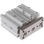 SMC Pneumatic Guided Cylinder - 16mm Bore, 20mm Stroke, MGP Series, Double Acting