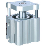 SMC Pneumatic Guided Cylinder - 12mm Bore, 25mm Stroke, CQM Series, Double Acting