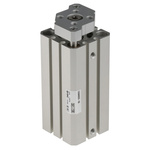 SMC Pneumatic Guided Cylinder - 25mm Bore, 50mm Stroke, CQM Series, Double Acting