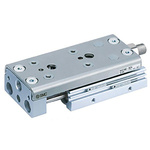 SMC Pneumatic Guided Cylinder - 12mm Bore, 20mm Stroke, MXQB Series, Double Acting