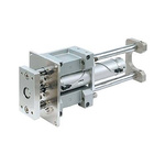 SMC Pneumatic Guided Cylinder - 20mm Bore, 300mm Stroke, MGG Series, Double Acting