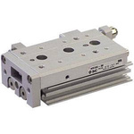 SMC Pneumatic Guided Cylinder - 20mm Bore, 75mm Stroke, MXS Series, Double Acting