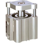 SMC Pneumatic Guided Cylinder - 12mm Bore, 10mm Stroke, CQM Series, Double Acting