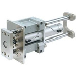 SMC Pneumatic Guided Cylinder - MGGLB32, 20mm Bore, 100mm Stroke, MGG Series, Double Acting